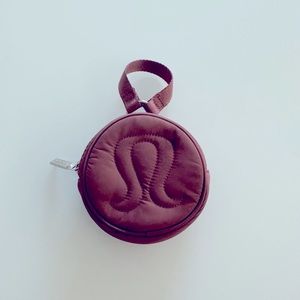 Lululemon Logo Coin Pouch in Spiced Chai color